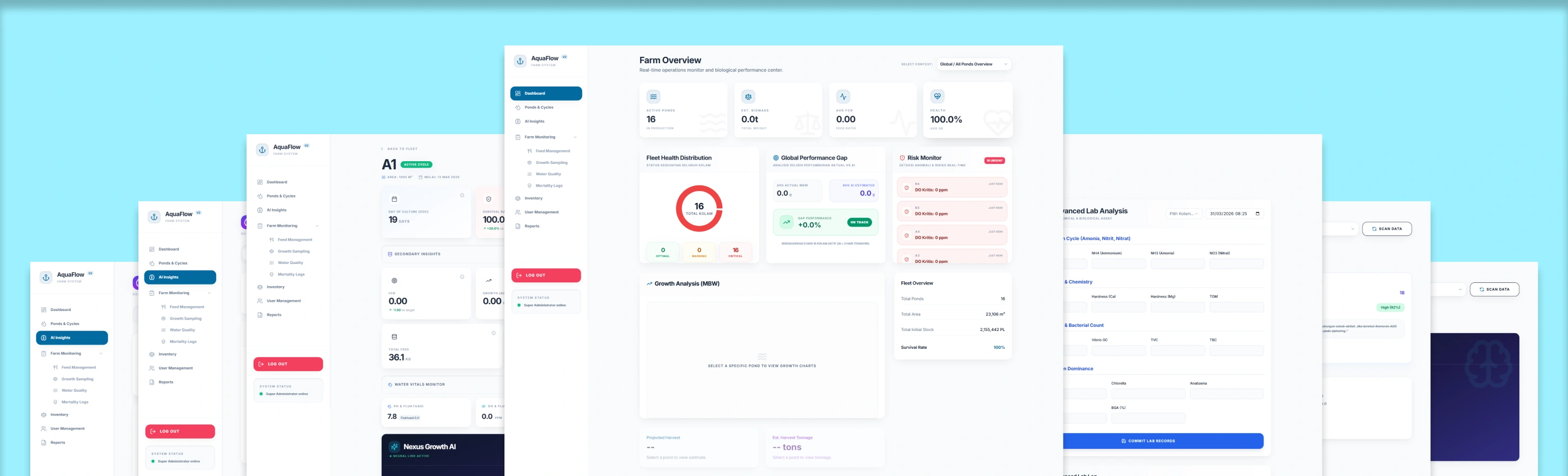 Smart Aquaculture Decision Support System — Screenshot 1